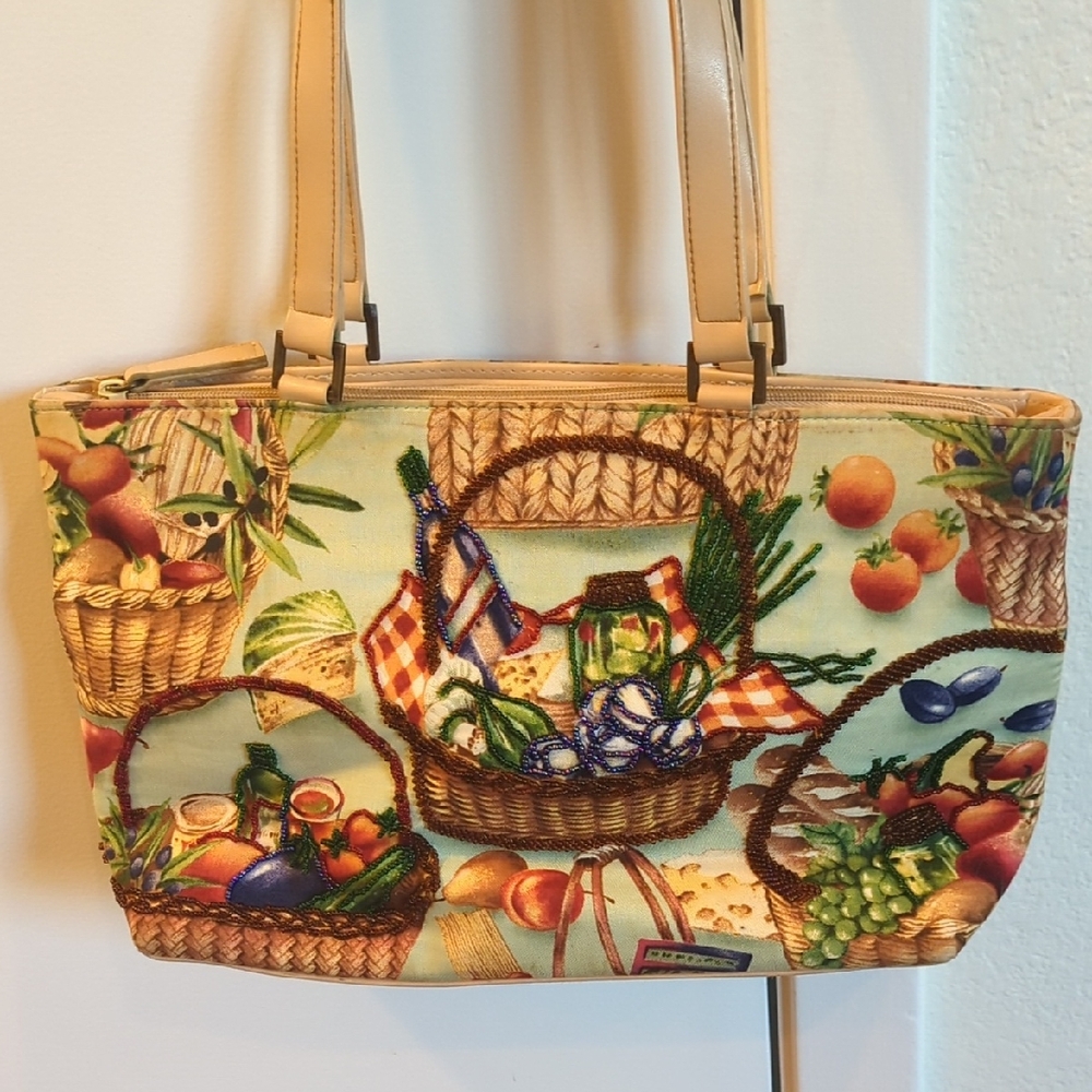 Colorful Woven Tote Bag